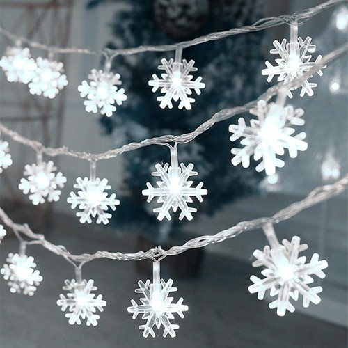 Led snowflake string - 40,